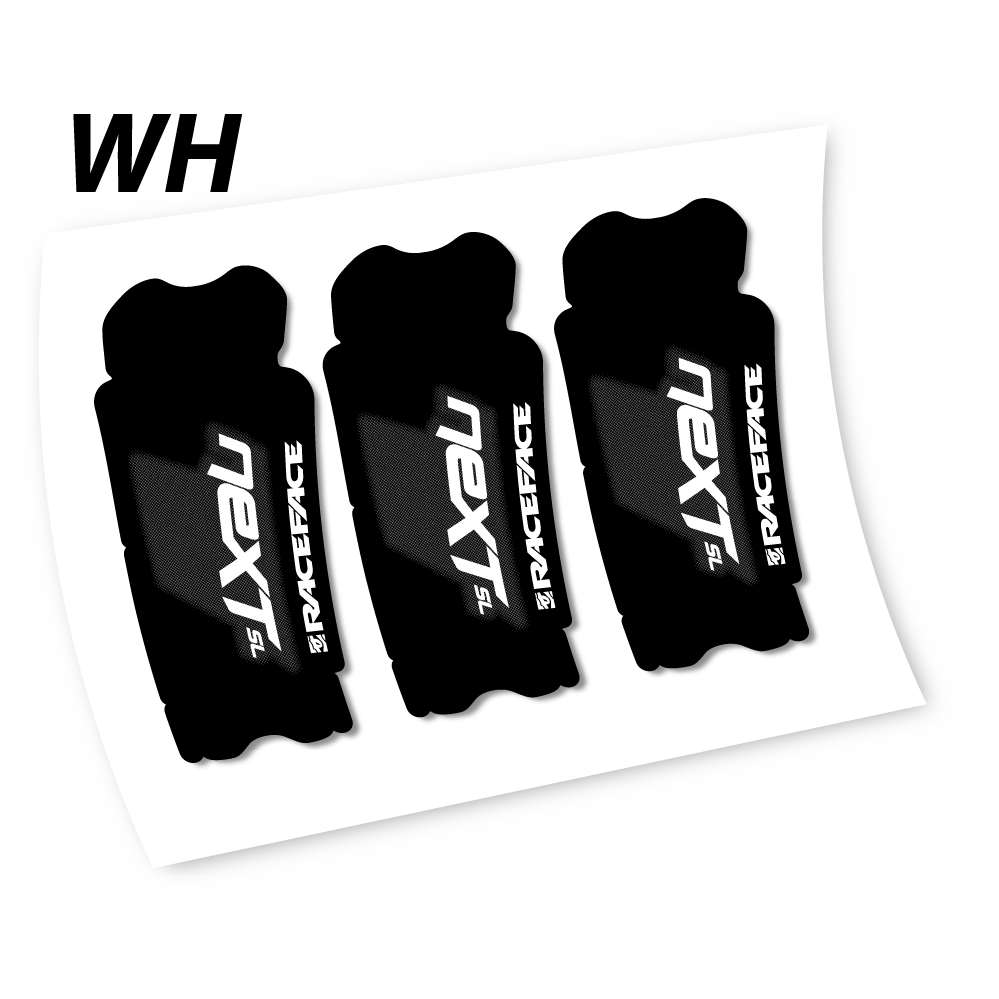 Stickers RaceFace Next SL G4 2017 compatibles Autocollants pédalier