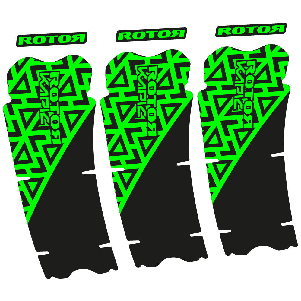 Stickers Rotor Kapic compatibles Autocollants pédalier