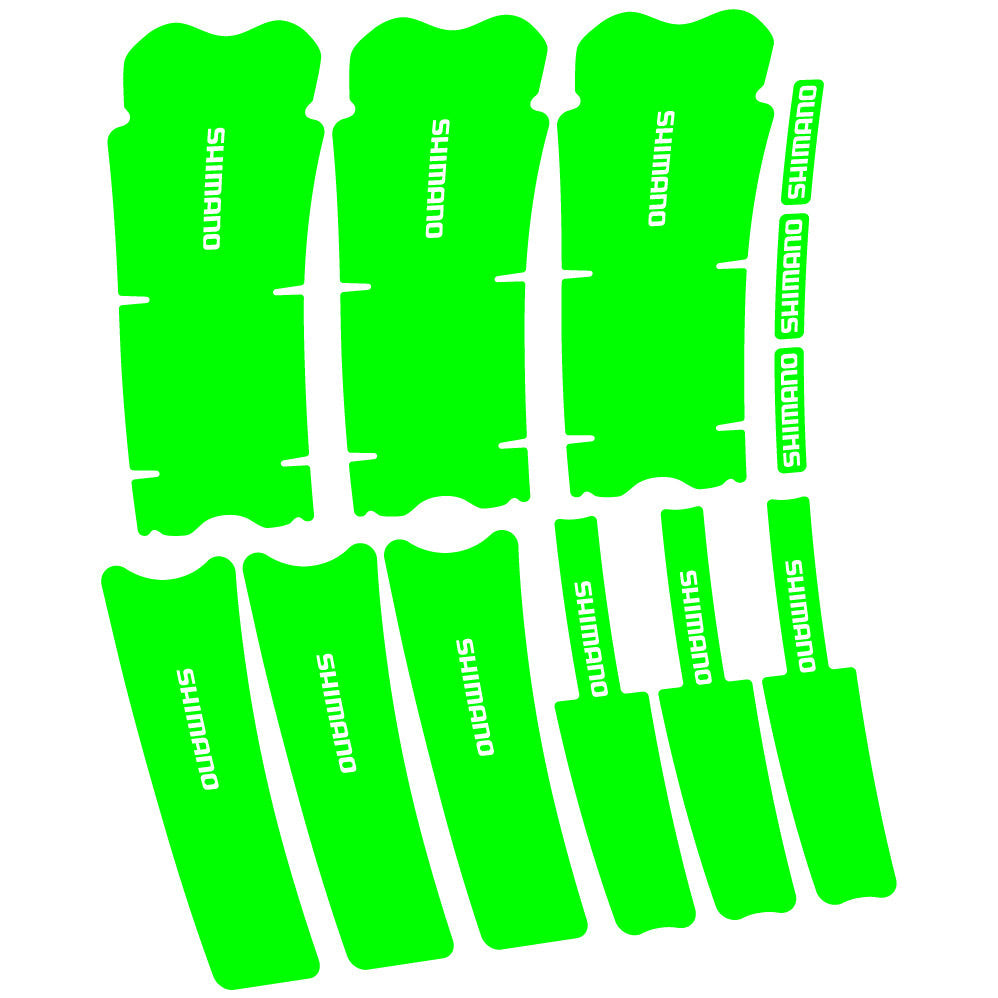 Stickers Shimano Deore FCMT5101 compatibles Autocollants pédalier