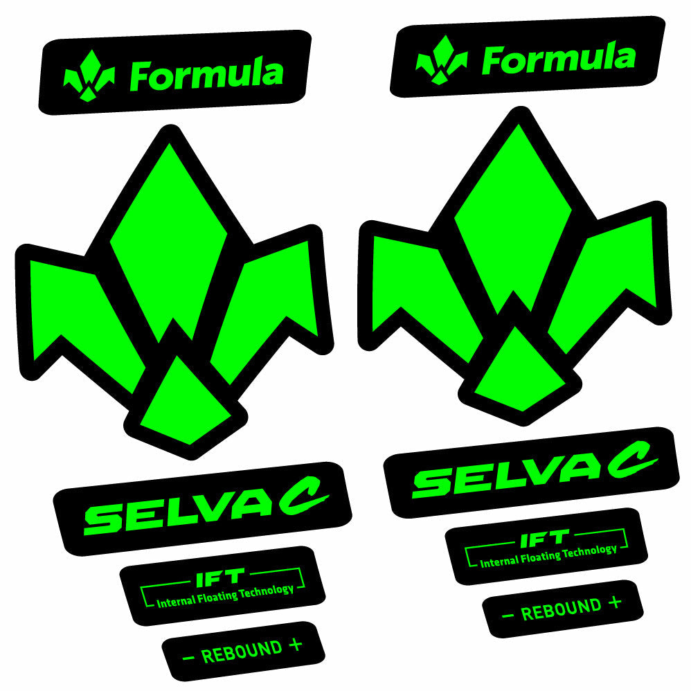 Stickers Formula Selva C 2019 compatibles Autocollants fourche 29"