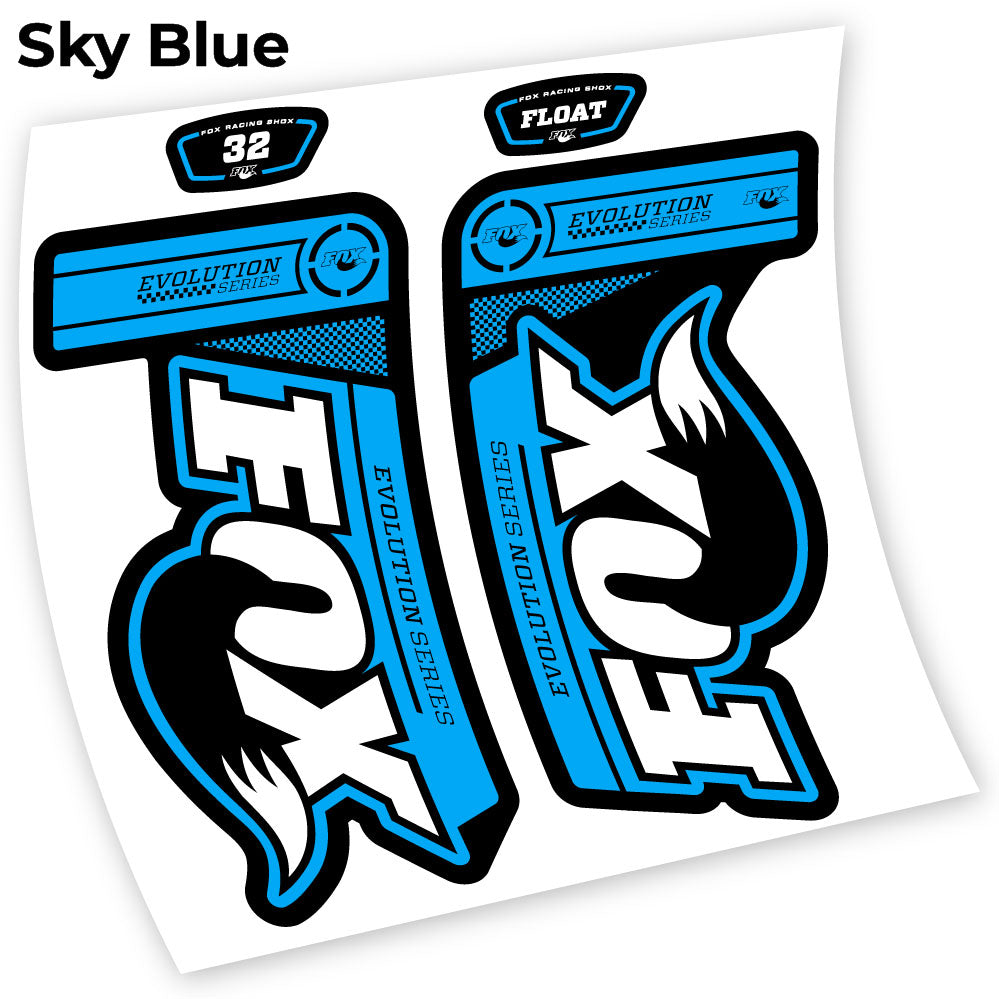 Stickers Fox 32 Float Evolution 2015 compatibles Autocollants fourche