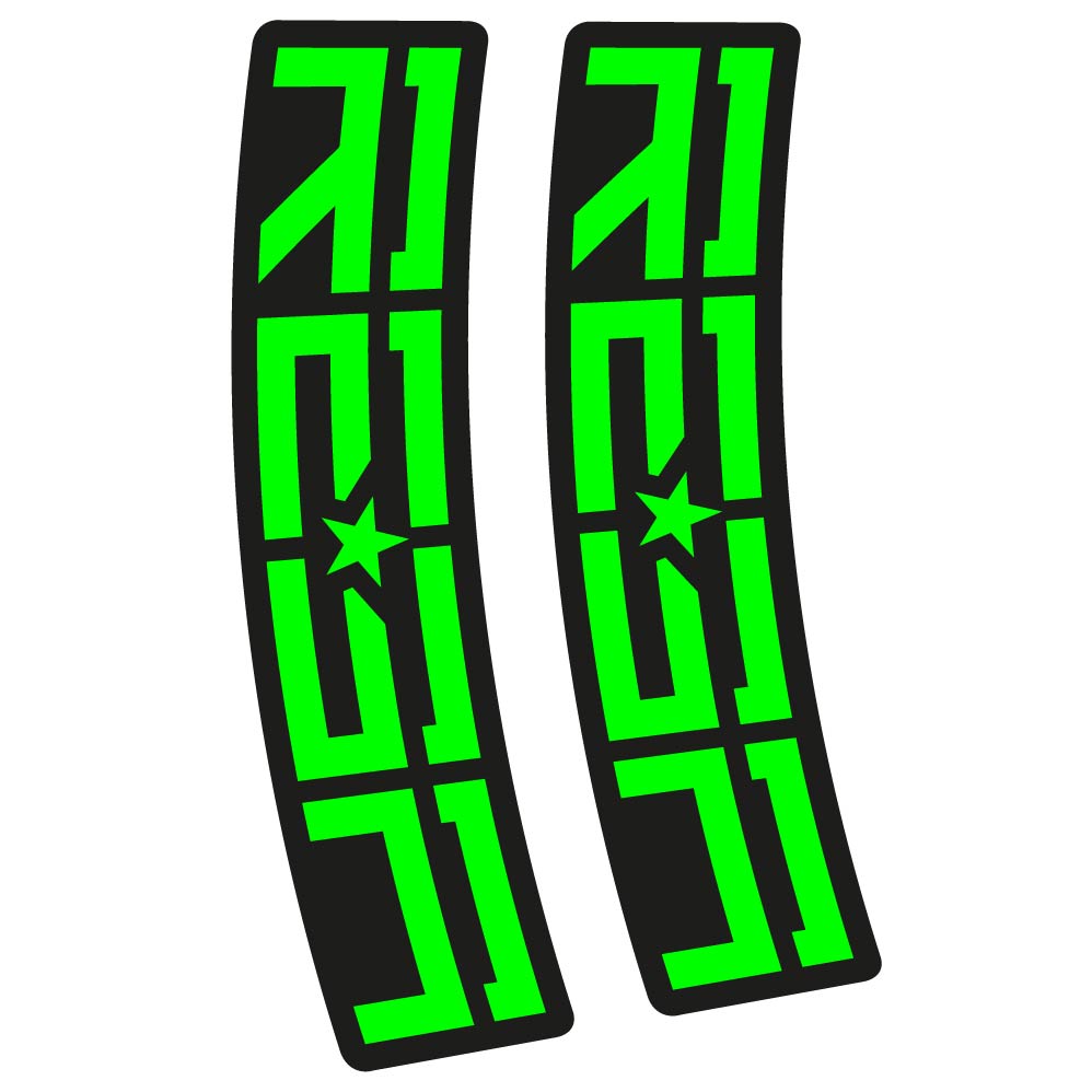 Stickers Rock Shox Reba compatibles Autocollants fourche VTT