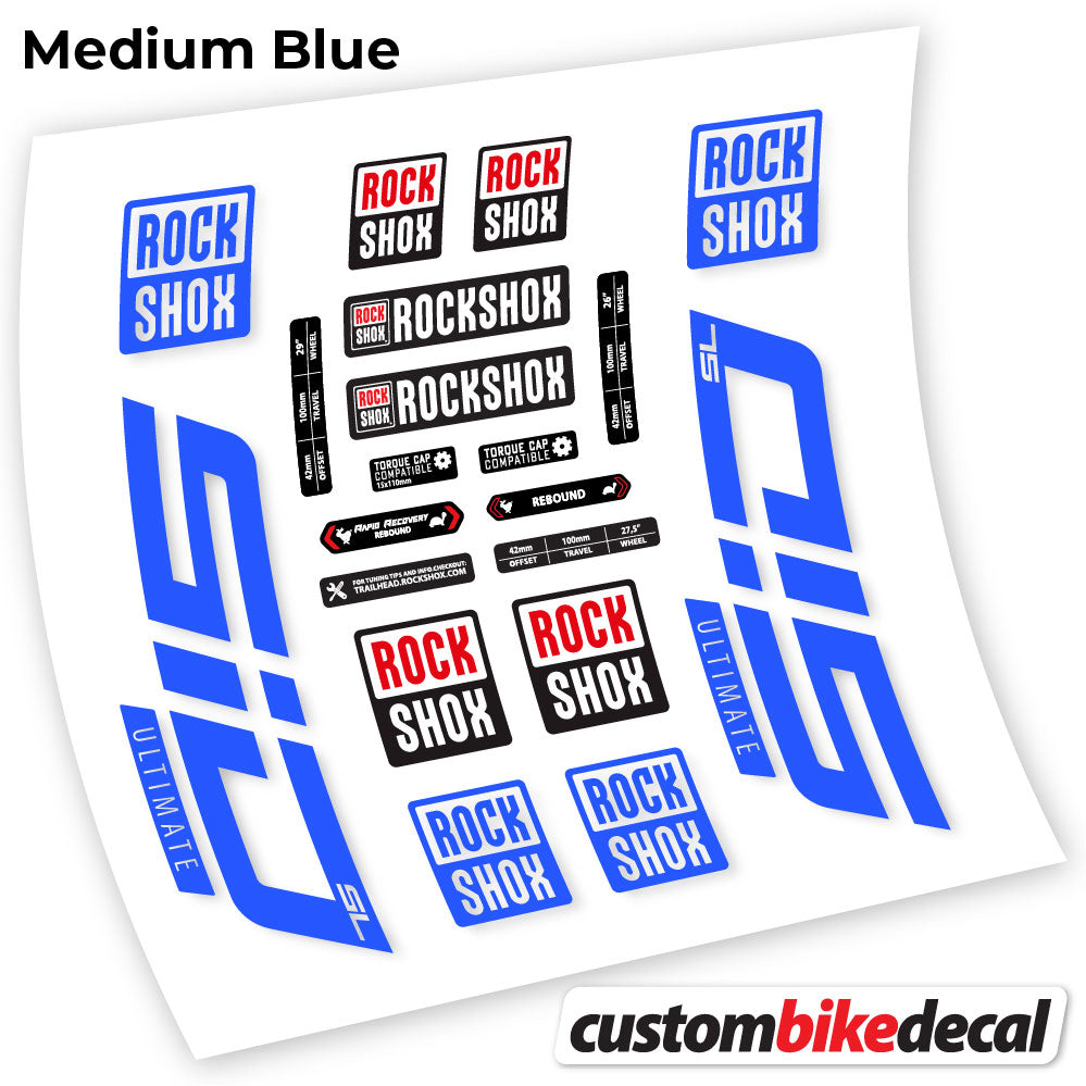 Decal for Rock Shox Sid SL 2021 fork – bike sticker vinyl