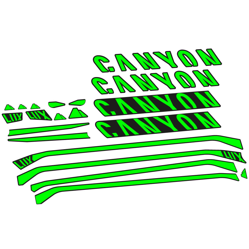 Stickers Canyon Lux CF 7 2021 compatibles Autocollants cadre