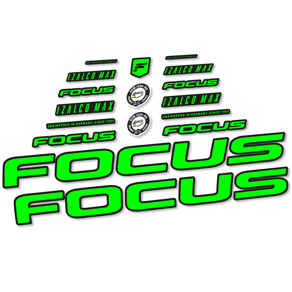 Stickers Focus Izalco Max 97 compatibles - Autocollants cadre vélo