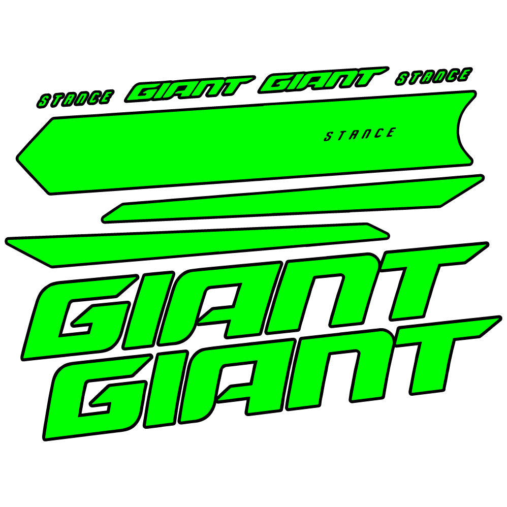 Stickers Giant Stance 2021 compatibles Autocollants cadre