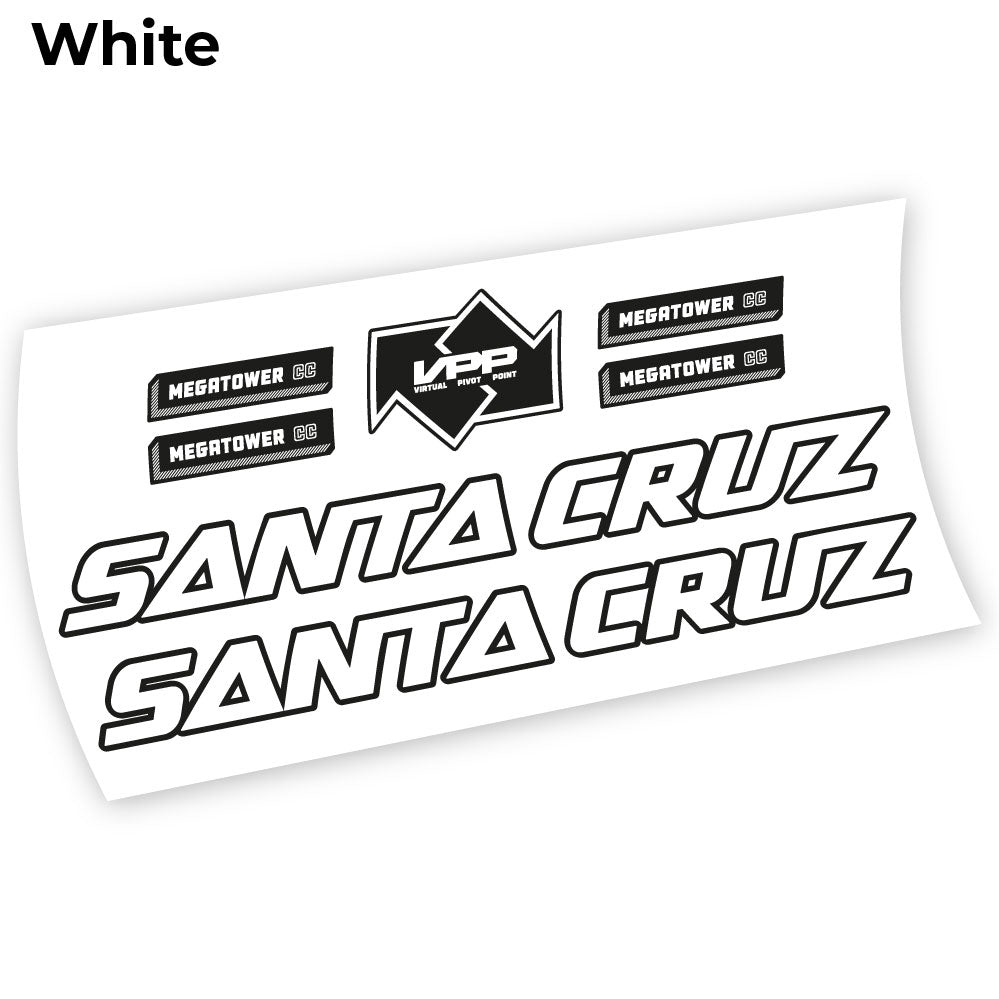 Stickers Santa Cruz Megatower 2021 compatibles Autocollants cadre