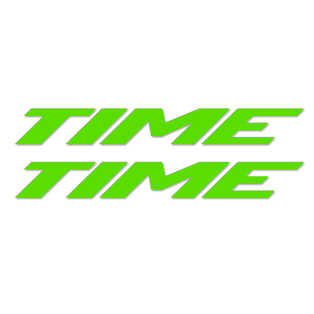 Stickers Time compatibles - Autocollants cadre vélo