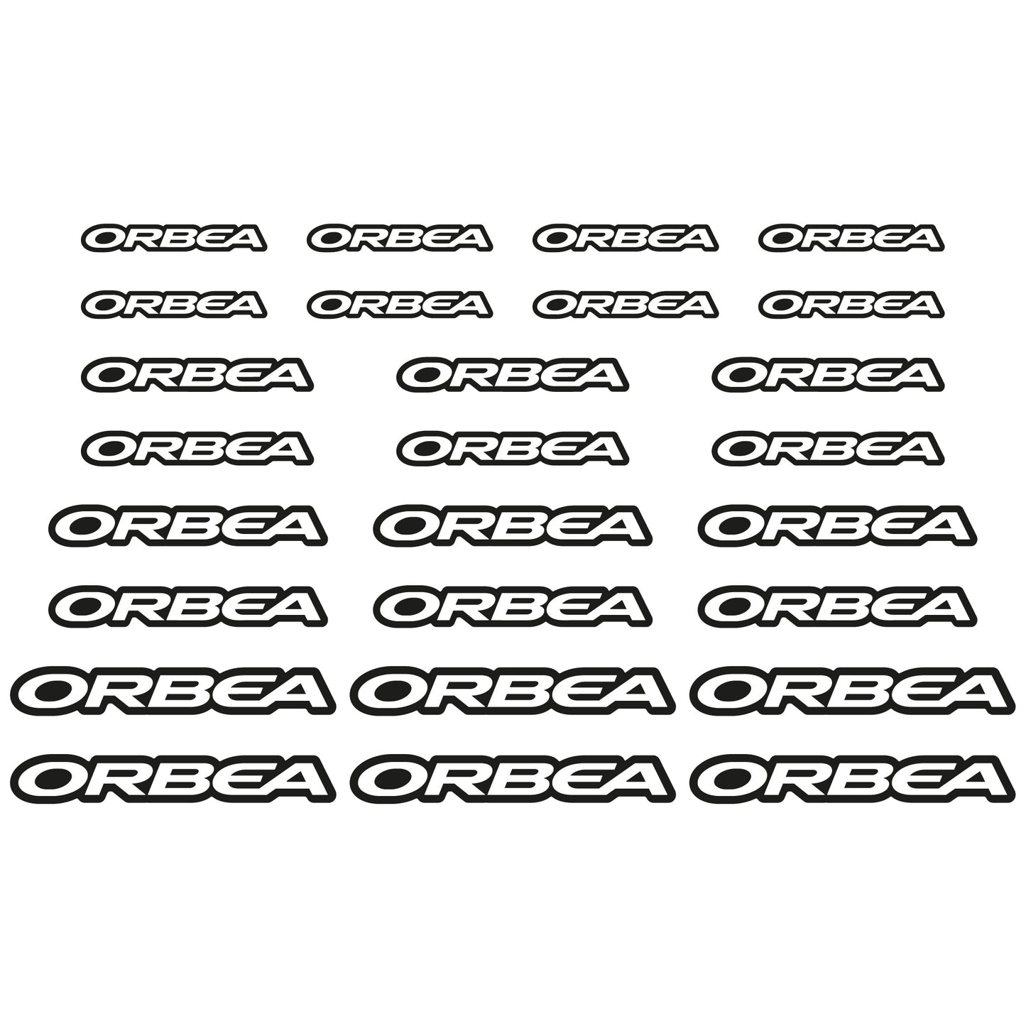 Stickers Orbea compatibles Autocollants casque