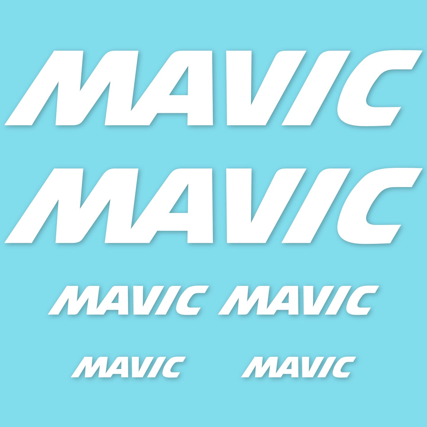 Stickers Mavic compatibles Autocollants casque