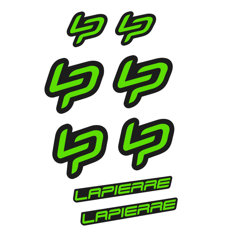 Stickers Lapierre compatibles - Autocollants cadre vélo