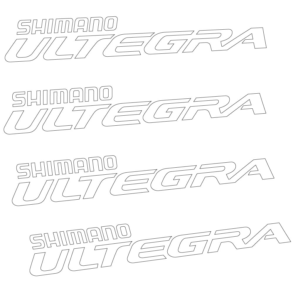 Stickers Shimano Ultegra compatibles Autocollants pédalier Route