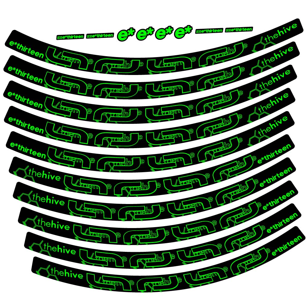 Stickers eThirteen TRS compatibles Autocollants roues VTT 29"