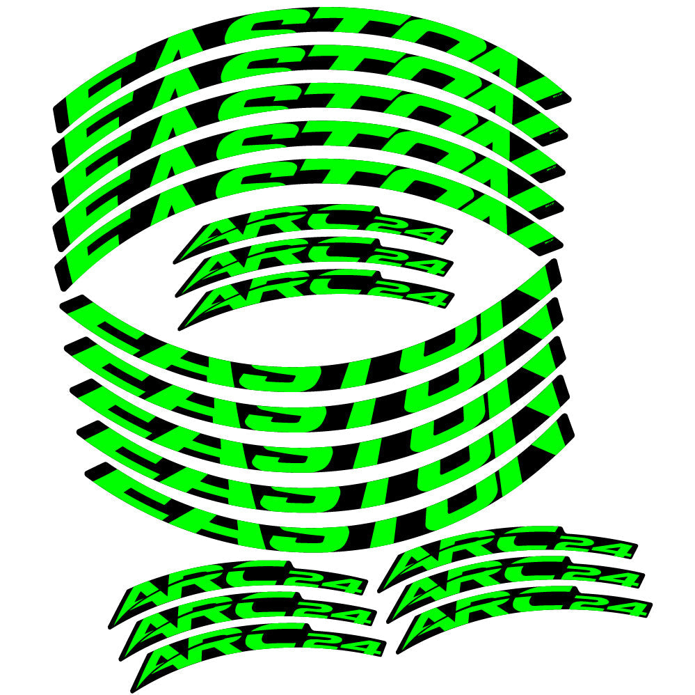 Stickers Easton ARC24 compatibles - Autocollants roue vélo VTT