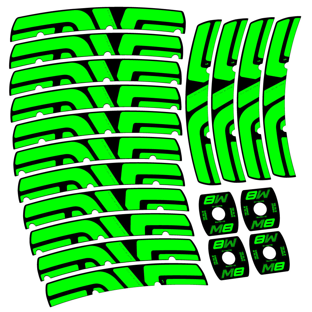 Stickers Enve M Series M8 compatibles Autocollants roues VTT 29"