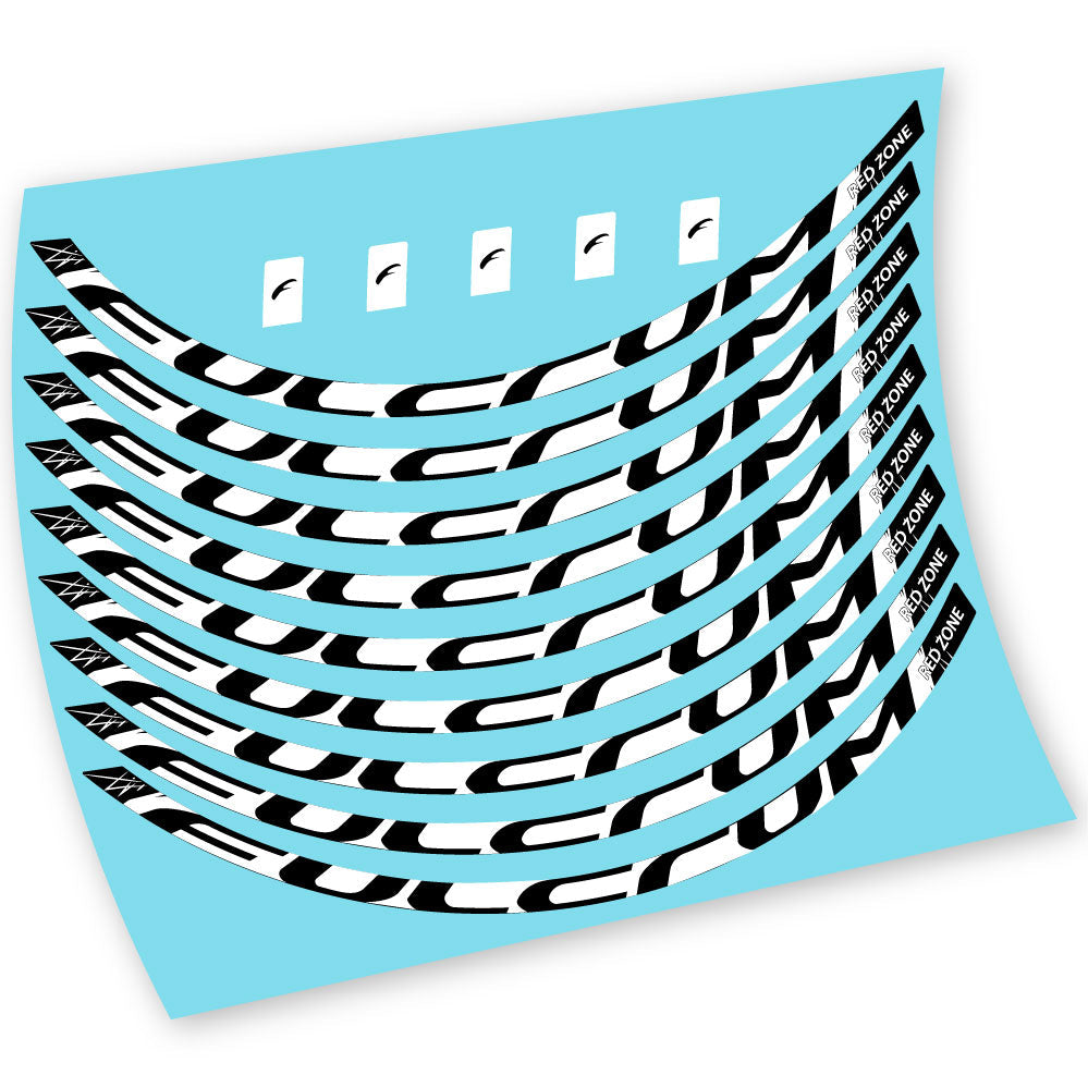 Stickers Fulcrum Red Zone 7 compatibles Autocollants roues VTT