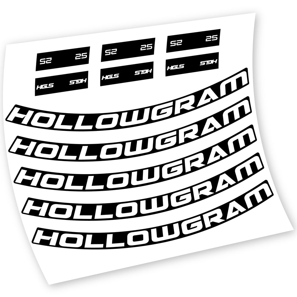 Stickers Hollowgram 25 compatibles Autocollants roues VTT