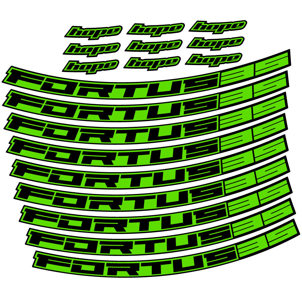 Stickers Hope Fortus 35 compatibles Autocollants roues