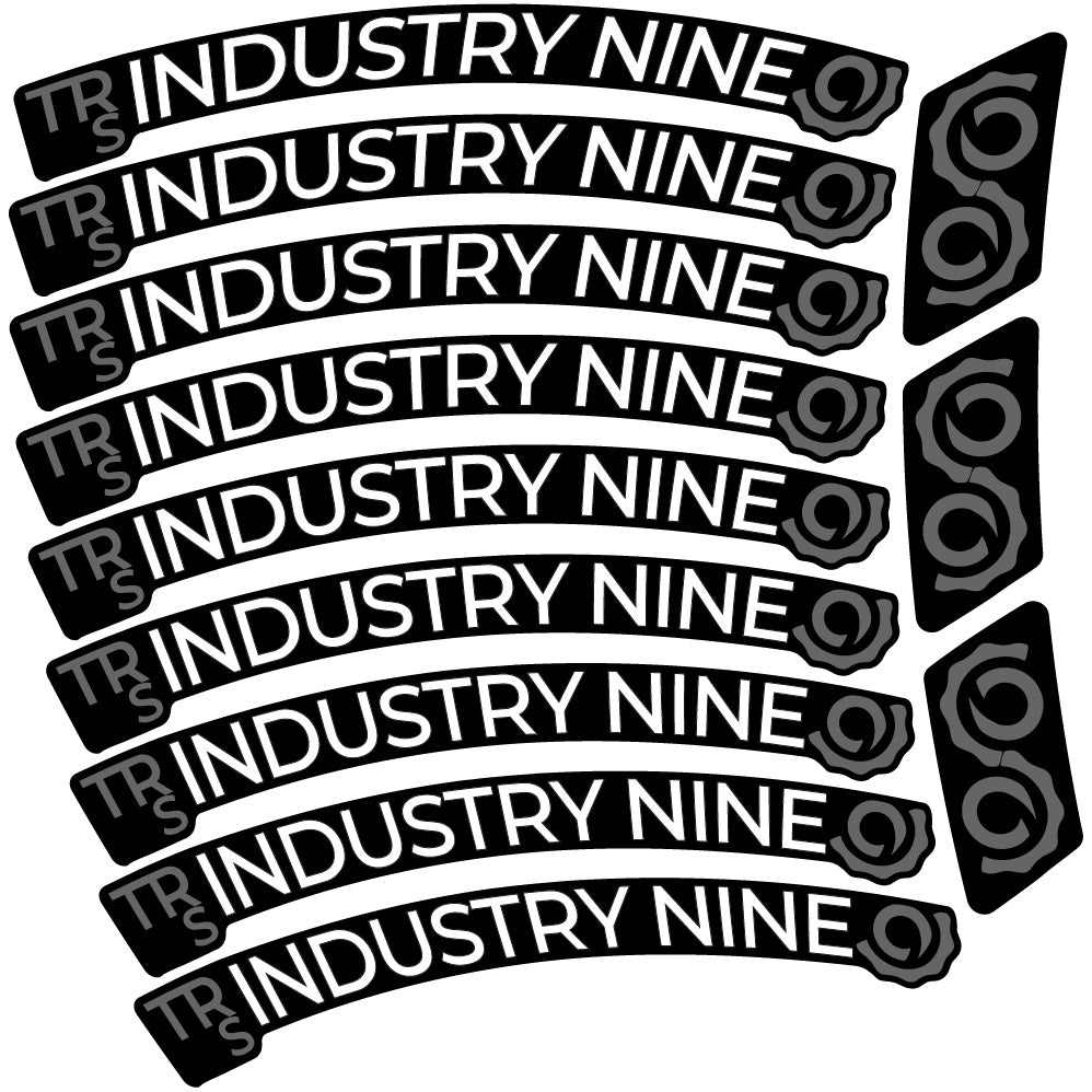 Stickers Industry Nine Trail S Carbon compatibles Autocollants roues