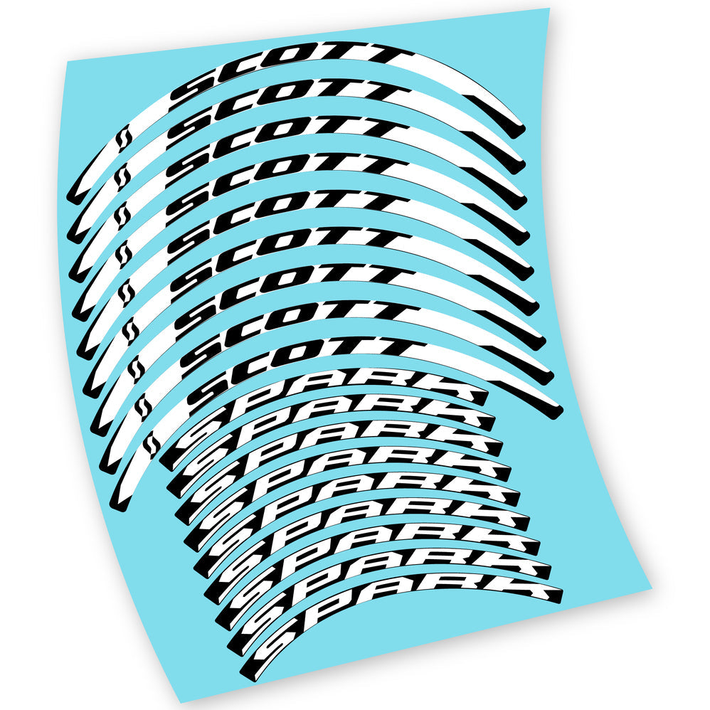 Stickers Scott Spark compatibles Autocollants roues VTT