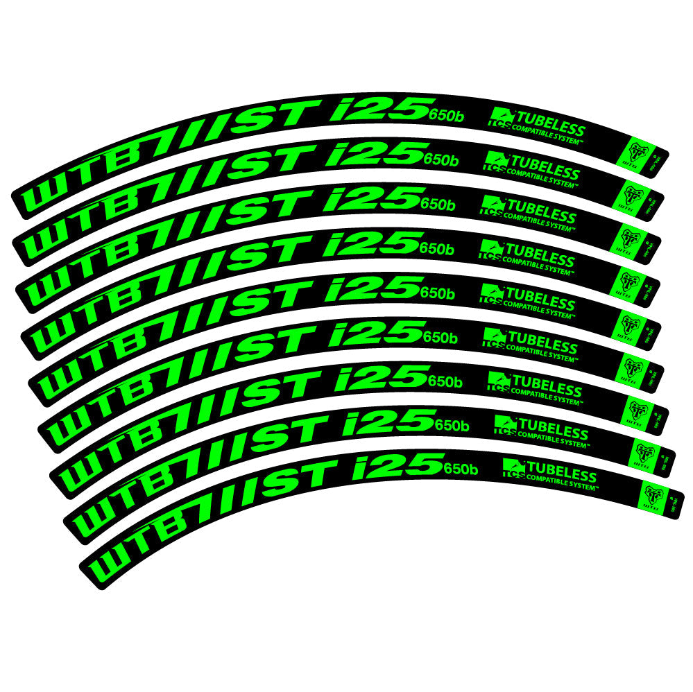 Stickers WTB ST i25 compatibles Autocollants roues VTT 29"