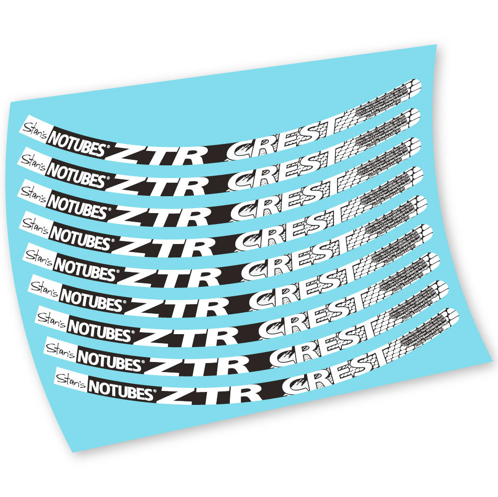 Stickers Notubes ZTR Crest compatibles Autocollants roues VTT 26"