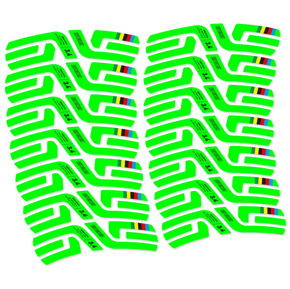 Stickers Enve SES 3.4 World Cup Uci compatibles Autocollants roues Route