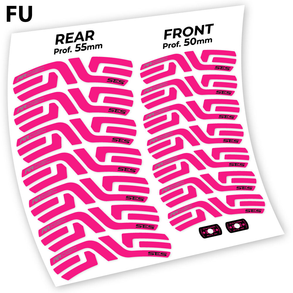 Stickers Enve AR SES 4.5 Disc compatibles Autocollants roues Route