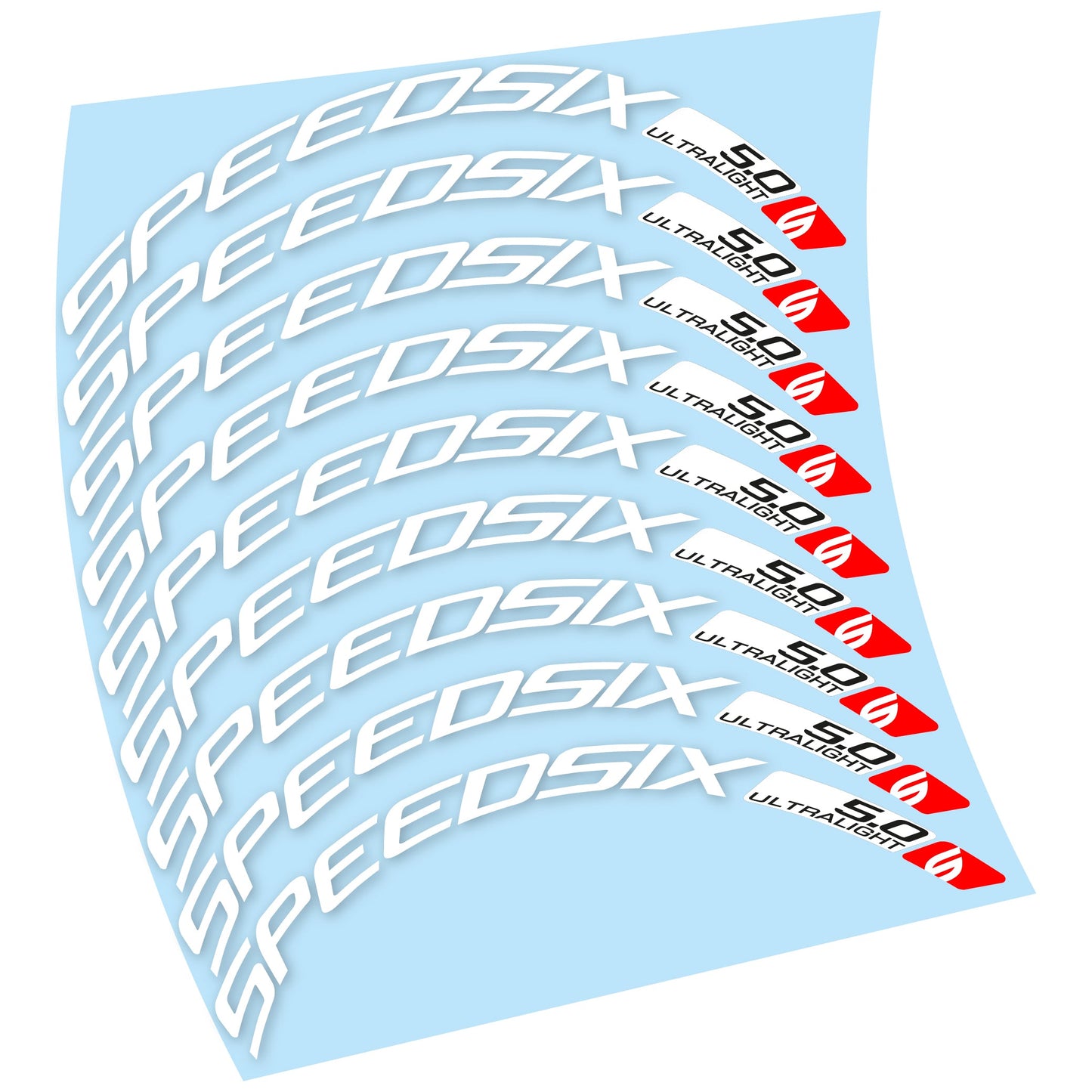 Stickers Route Speedsix Ultralight 5.0 compatibles Autocollants roues Route