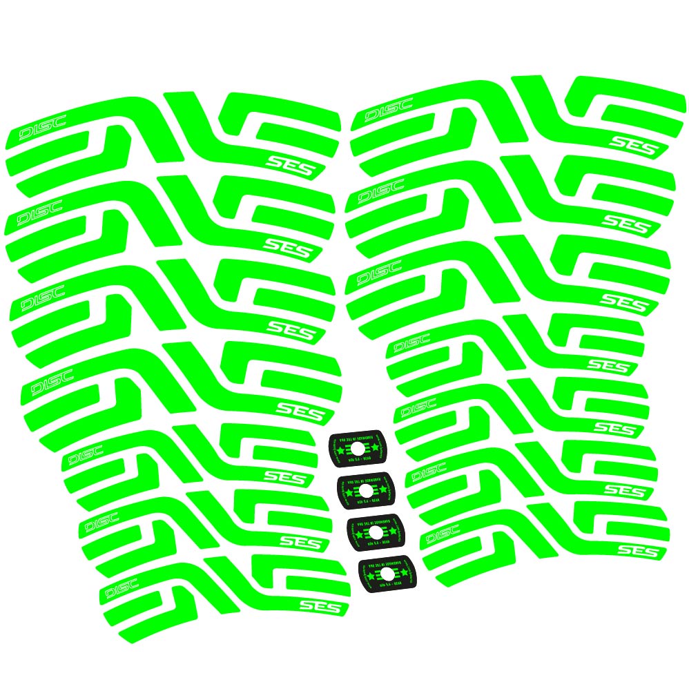 Stickers Enve SES, Route 55+65mm compatibles Autocollants roues Route