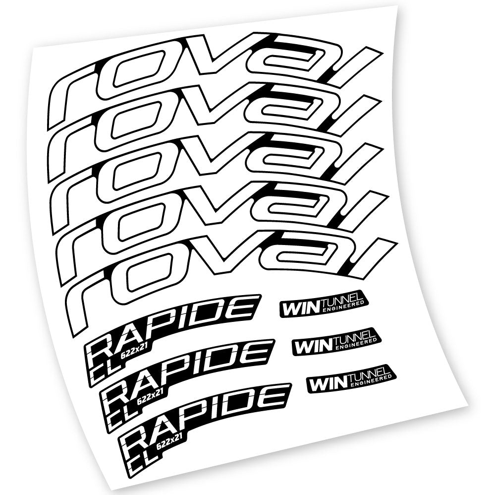 Autocollant Roues Route, Roval Rapide CL, Autocollant Vélo Vinyle