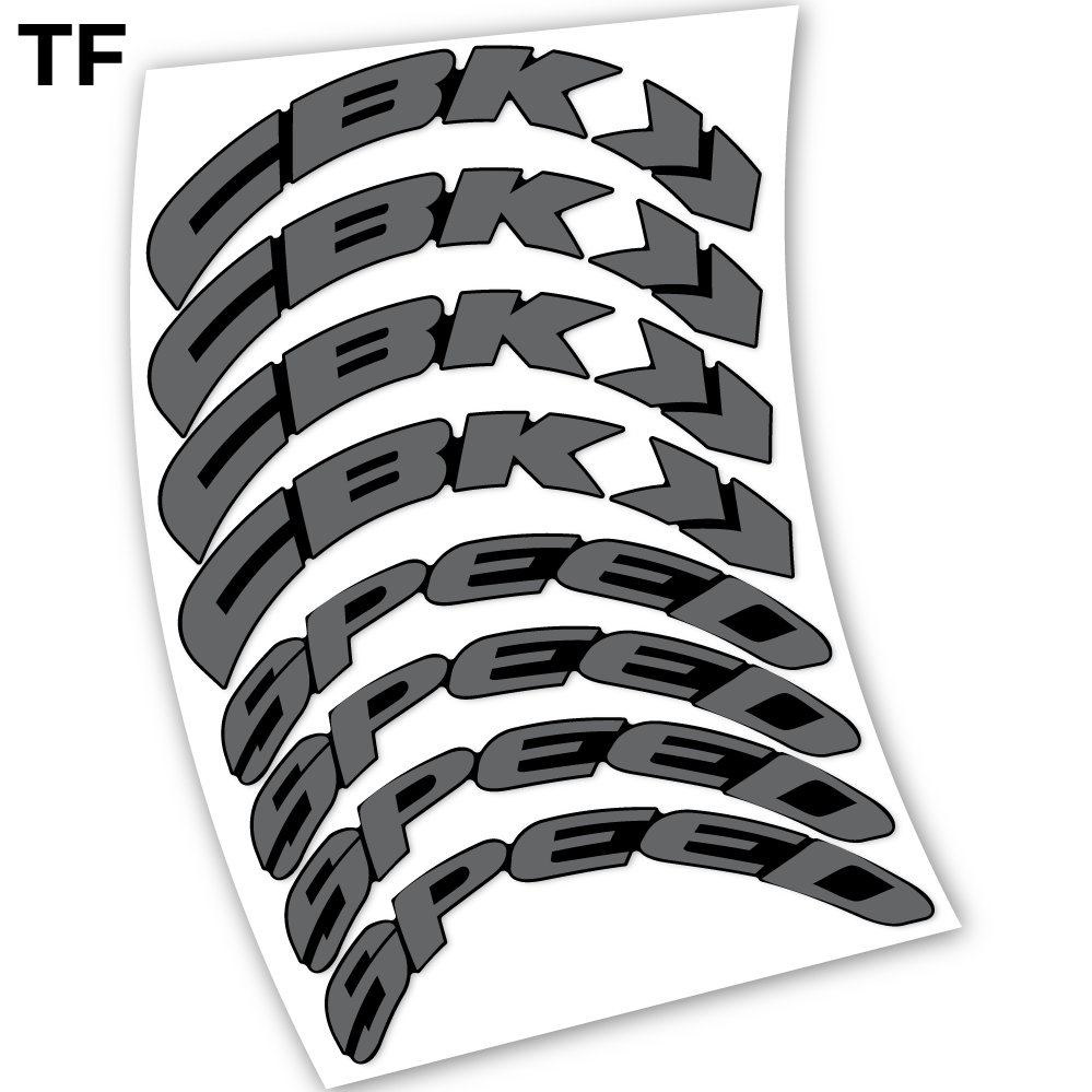 Stickers CBK Speed 80 compatibles Autocollants roues Route