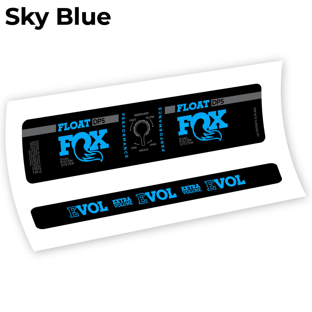 Stickers Fox DPS Performance 2019, shock compatibles Autocollants amortisseur