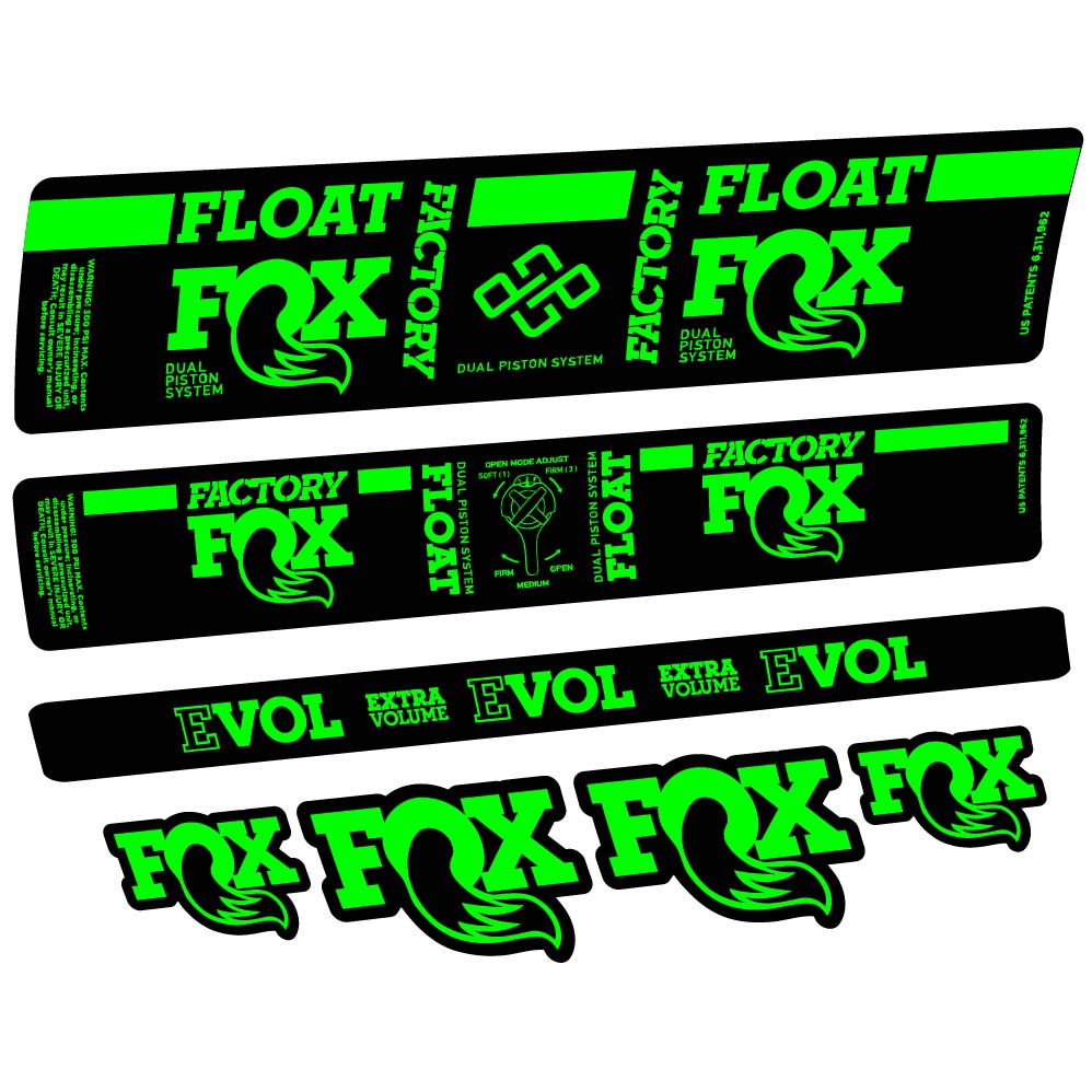 Stickers Fox DPS Factory 2019 compatibles Autocollants amortisseur