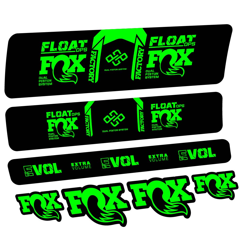 Stickers Fox Float DPS Factory Remote 2021 compatibles Autocollants amortisseur