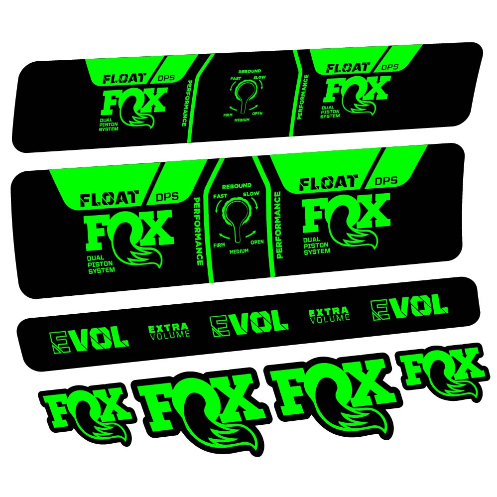 Stickers Fox Float DPS Performance 2021 compatibles Autocollants amortisseur