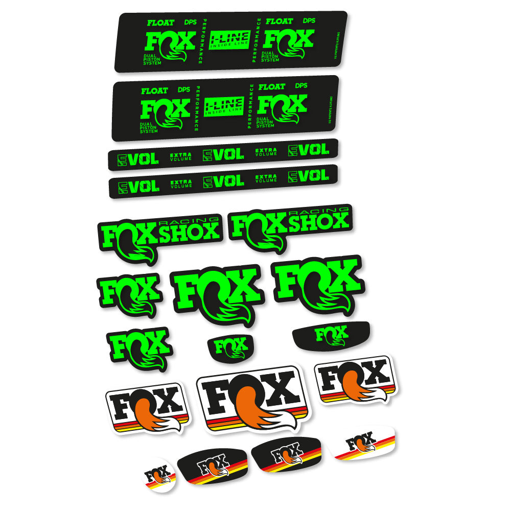Stickers Fox Float DPS Performance I Line compatibles Autocollants amortisseur