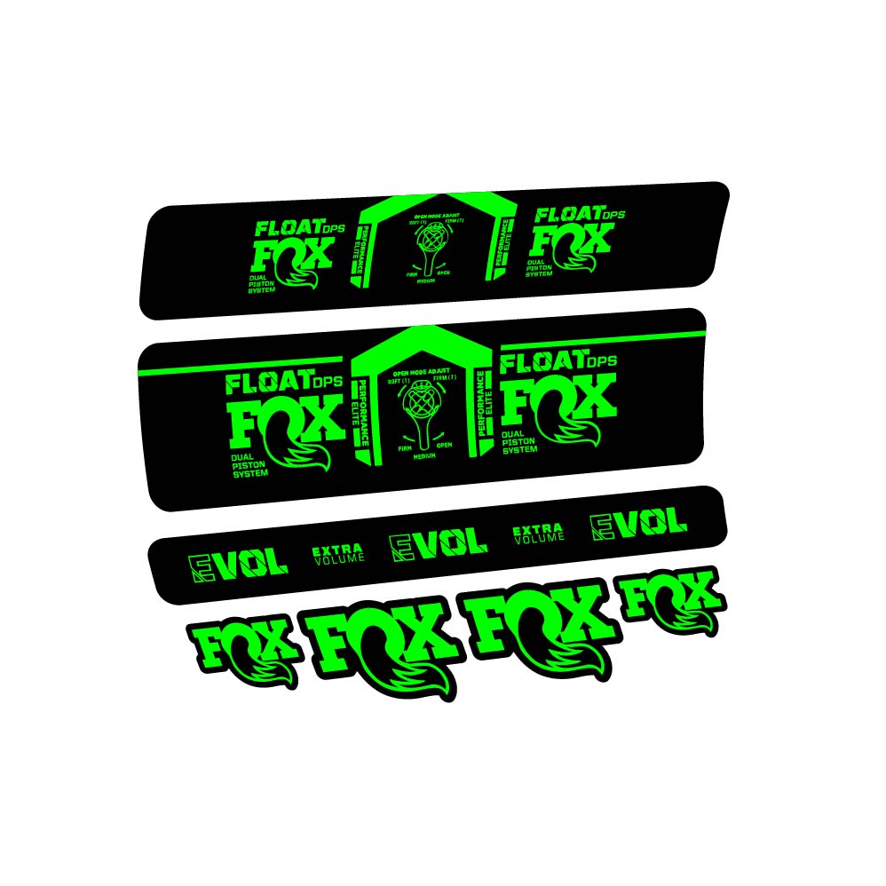 Stickers Fox Float DPS Performance Elite 2021 compatibles Autocollants amortisseur