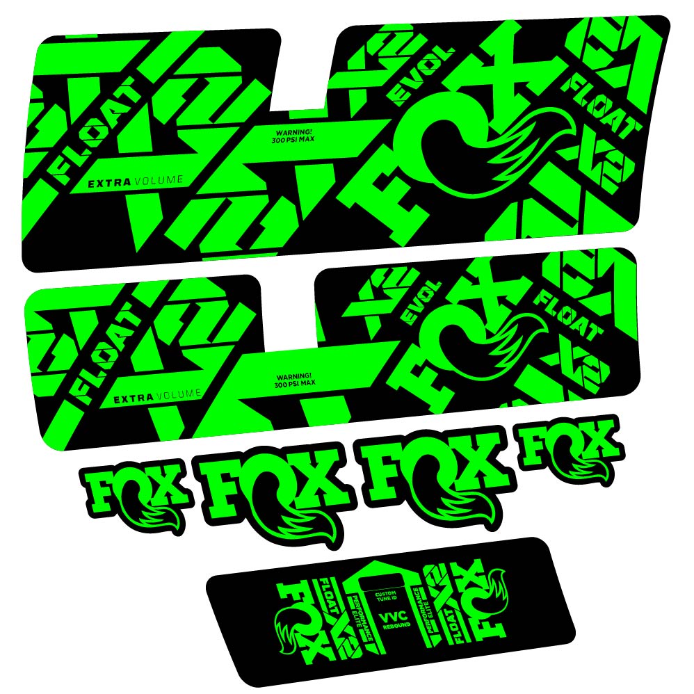 Stickers Fox Float X2 Performance Elite 2021 compatibles Autocollants amortisseur
