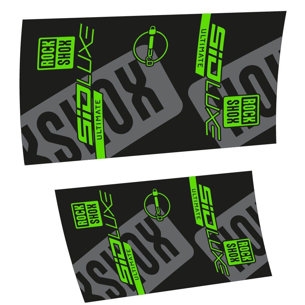 Stickers Rock Shox Sid Luxe Ultimate 2021 compatibles Autocollants amortisseur VTT