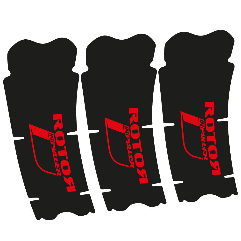 Stickers Rotor InPower compatibles Autocollants pédalier