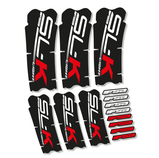 Stickers FSA SLK Light compatibles Autocollants pédalier