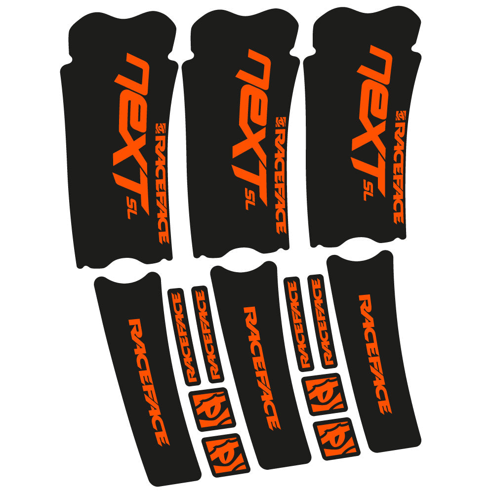 Stickers RaceFace Next SL compatibles Autocollants pédalier