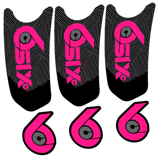 Stickers RaceFace SixC Cinch compatibles Autocollants pédalier