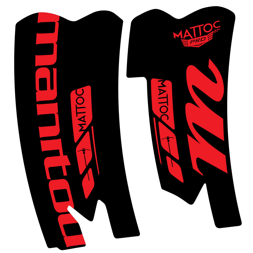 Stickers Manitou Mattoc Pro SSP 2015 compatibles Autocollants fourche VTT 29"