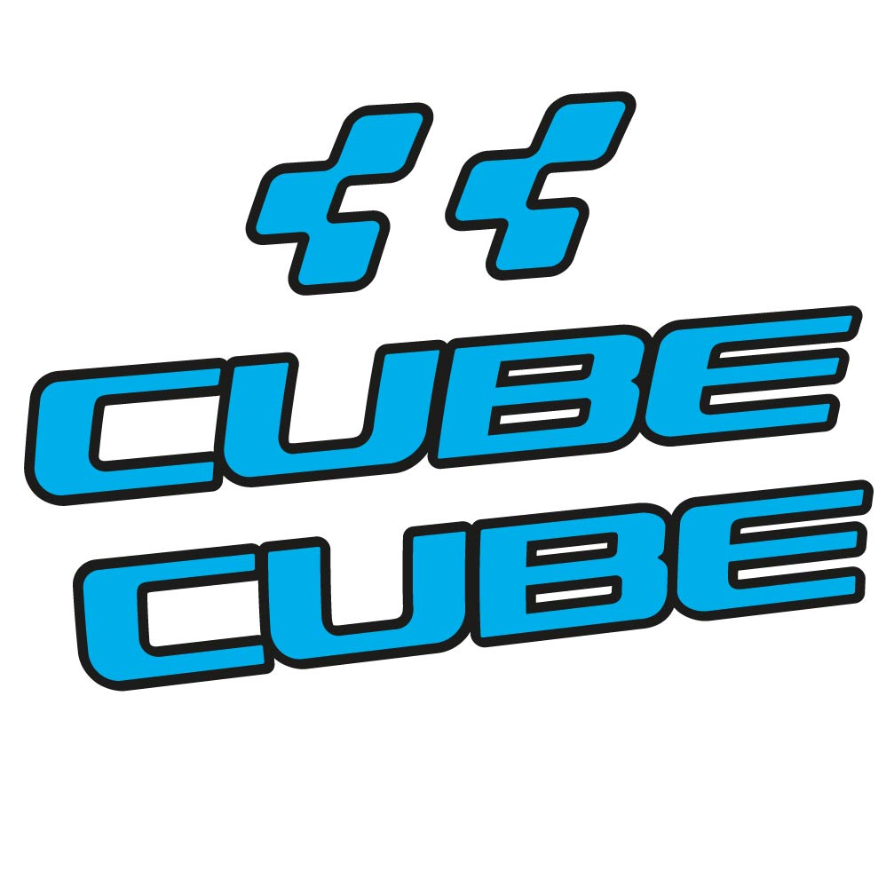 Stickers Cube Stereo Hybrid 2023 compatibles - Autocollants cadre vélo
