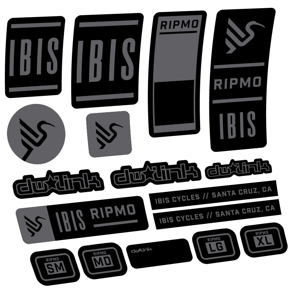 Stickers Ibis Ripmo V2 compatibles - Autocollants cadre vélo