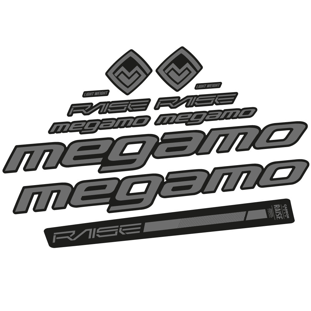 Stickers Megamo Raise 10 2020 compatibles Autocollants cadre