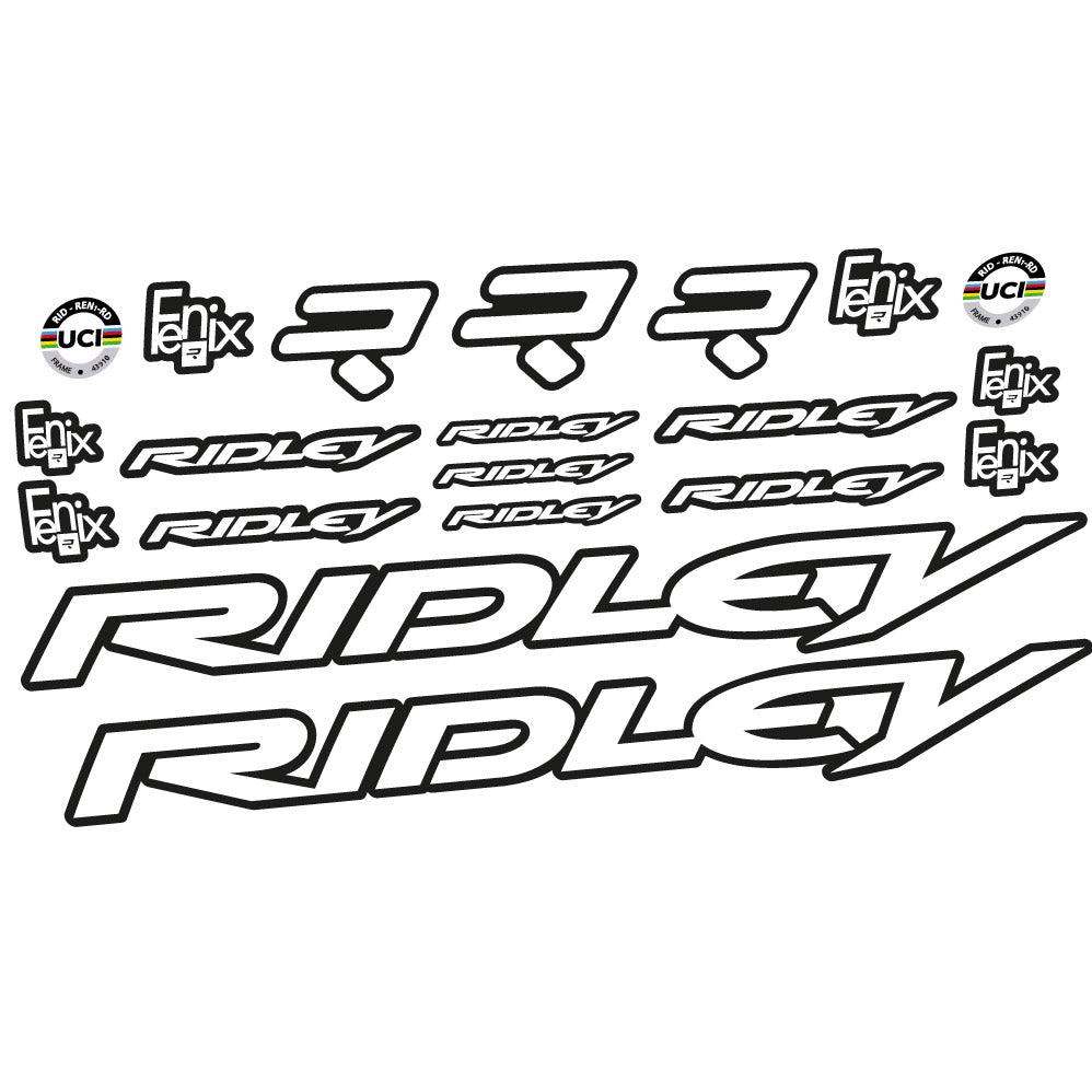 Stickers Ridley Fenix SL 2019 compatibles - Autocollants cadre vélo