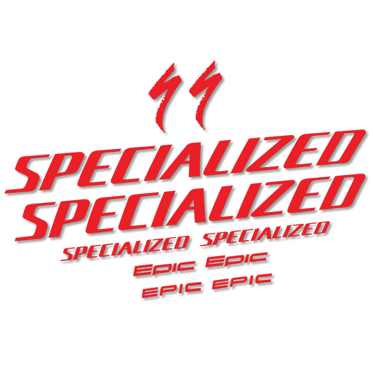 Stickers Specialized Epic compatibles - Autocollants cadre vélo